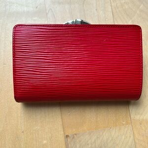 Red Epi Louis Vuitton wallet